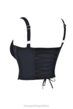 House of CB Analia czarny gorset elegancki stylowy i modny - Image 11