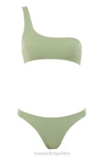 House of CB Antonio Sage bikini na jedno ramię elegancki styl modny kolor - Image 11