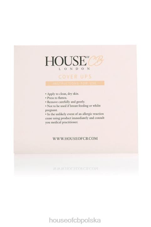 House of CB beżowe sercowe nakładki na sutki zestaw 4 sztuki - Image 3