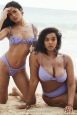 House of CB Bikini Dół Zebrany Violet z Kolekcji Lato 2023 - Image 8