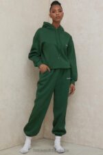 House of CB Błękitne Polarowe Spodnie do Joggingu Komfortowe i Stylowe - Image 11