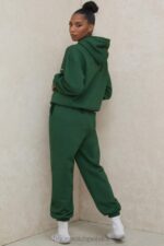 House of CB Błękitne Polarowe Spodnie do Joggingu Komfortowe i Stylowe - Image 16
