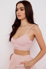 House of CB Bralette Evie różowy z bandażem modna odzież kobieca - Image 6