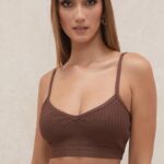 House of CB Bralette z bandażem czekoladowym Evie na każdą okazję