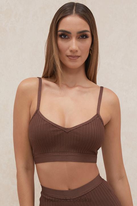 House of CB Bralette z bandażem czekoladowym Evie na każdą okazję - Image 10