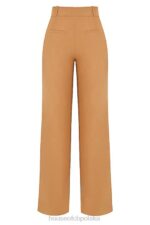 House of CB Cameron Caramel luźne dopasowane spodnie trendy stylowe odzież - Image 10