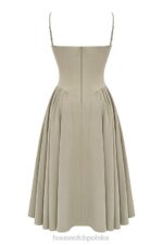 House of CB ciemnoszara gorsetowa sukienka przeciwsłoneczna modna elegancka - Image 12