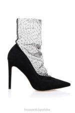 House of CB Czarne Tiulowe Skarpetki Vamos Modne i Stylowe - Image 4