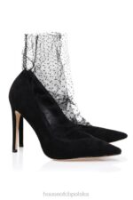 House of CB Czarne Tiulowe Skarpetki Vamos Modne i Stylowe - Image 5