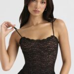 House of CB Czarny koronkowy gorset Romina Elegancja i Styl