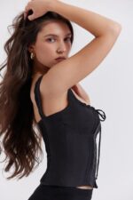 House of CB Czarny top Chicca Elegancki Styl Modowy - Image 6