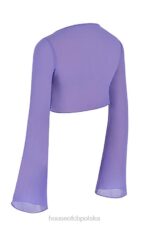 House of CB Fioletowy Top Marsylski Stylowy i Elegancki - Image 8