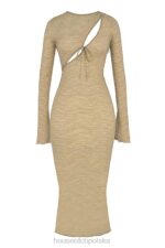House of CB Giovanna Maxi Sukienka Kwiatowa z Koronką i Kamieniami - Image 7