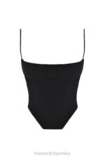 House of CB Gorset modelujący Sophia Czarne Body na Ramiączkach - Image 3