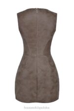 House of CB Gorsetowa mini sukienka Pandora mocha stylowa moda - Image 7