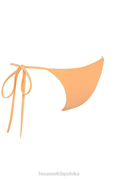 House of CB Jasnopomarańczowy dół bikini wiązany na santorini stylowy i wygodny - Image 11
