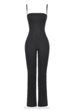 House of CB Kombinezon Luisa Węgla Drzewnego Stylowy Elegancki Outfit - Image 6