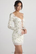 House of CB Koronkowy top Clarissa w ogrodzie różowy stylowy elegancki модny - Image 12