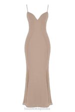 House of CB Loren latte sukienka gorsetowa maxi stylowa odzież kobieca - Image 5