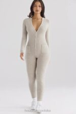 House of CB Loungewear Tiggy Opalowy Kombinezon na Co Dzień - Image 11