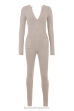 House of CB Loungewear Tiggy Opalowy Kombinezon na Co Dzień - Image 8