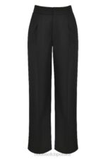 House of CB Luźne Czarne Spodnie Alivia Stylowe i Modne - Image 10