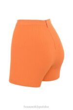 House of CB Mandarynowe Szorty Bandażowe Eden 4PND1017 Modne Odzież Damska - Image 9