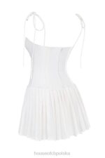 House of CB Marcy mini sukienka plisowana biała elegancka moda - Image 7