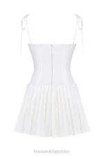 House of CB Marcy mini sukienka plisowana biała elegancka moda - Image 8