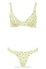 House of CB Mariposa cytrynowe bikini kwiatowy nadruk na lato - Image 10