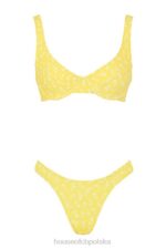 House of CB Mariposa żółto-białe bikini kwiatowy nadruk idealne na plażę - Image 4