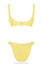 House of CB Mariposa żółto-białe bikini kwiatowy nadruk idealne na plażę - Image 6