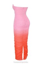 House of CB maxi sukienka ombre szafirowa modna elegancka - Image 7
