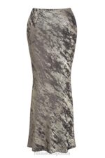 House of CB Midi Spódnica Clara Pewter Elegancka Moda Kobieca - Image 3