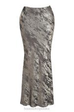 House of CB Midi Spódnica Clara Pewter Elegancka Moda Kobieca - Image 10