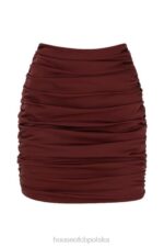 House of CB Mini Spódniczka Keeley Raisin Zmarszczenia Modna Odzież - Image 12