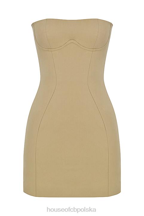 House of CB Mini Sukienka Bez Ramiączek Elissa Stone Modna Odzież Kobieca - Image 12