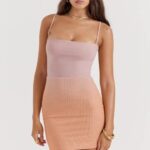 House of CB Mini Sukienka Deva Ombre Stylowa Moda
