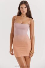 House of CB Mini Sukienka Deva Ombre Stylowa Moda