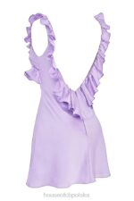 House of CB Mini Sukienka Falbana Tink Orchidea Modna Odzież - Image 8