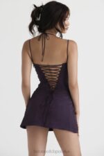 House of CB Mini Sukienka Gorsetowa Melia Nightshade Modna Odzież Kobieca - Image 12