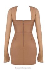 House of CB Mokka Mini Sukienka Gorset Mayara Stylowa Moda - Image 5