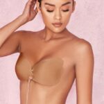House of CB Niewidoczny Biustonosz Ultra Push Up Karmelowy 4PND1282 Komfort i Styl