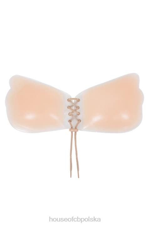 House of CB Niewidoczny Push Up Biustonosz Silikonowy Beżowy Komfort i Styl - Image 14