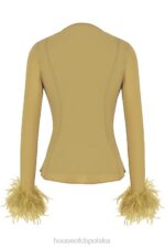 House of CB Oliwkowy Top Claudia Modny Styl 4PND721 - Image 7