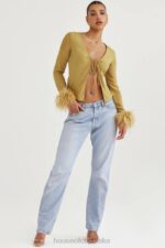 House of CB Oliwkowy Top Claudia Modny Styl 4PND721 - Image 8