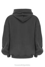 House of CB Oversize Bluza Kaptur Grafitowa Stylowa Moda - Image 7
