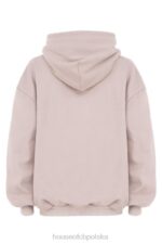 House of CB Oversize bluza z kapturem z kamieniem halo w kolorze szarym modna odzież streetwear - Image 8