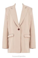 House of CB Oversize Marynarka Marta Latte Modna Odzież Damska - Image 12