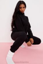 House of CB Polarowe Spodnie do Joggingu Sky Ink Komfort i Styl